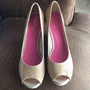 Lilly Pulitzer wedge heels